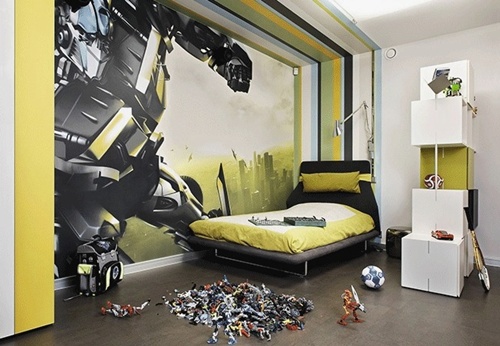 Интерьер комнаты мальчика-подростка